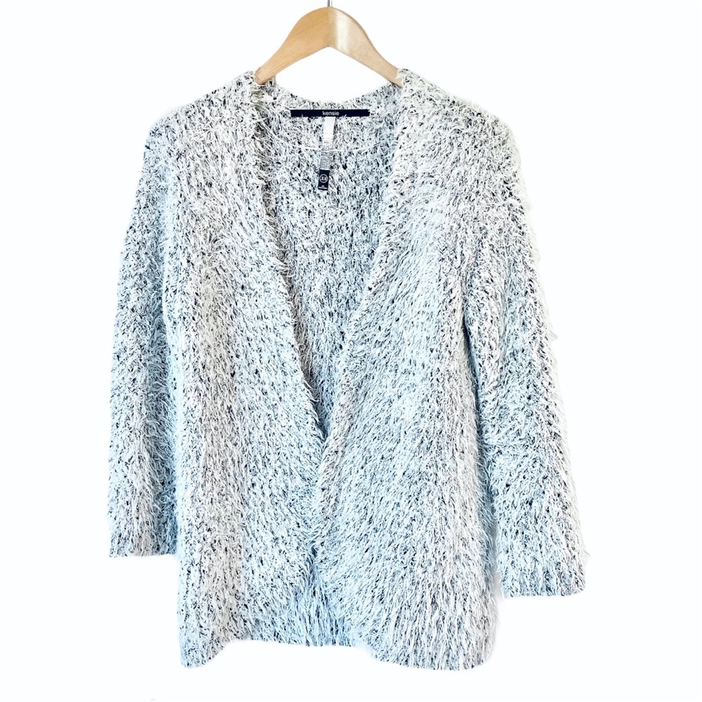 Kensie soft teddy oversized cardigan